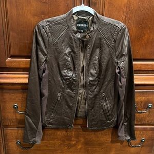 Faux Leather Jacket